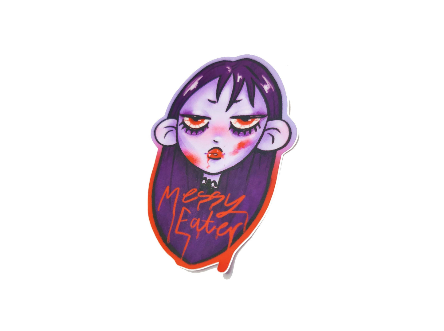 Vampire Girl Sticker