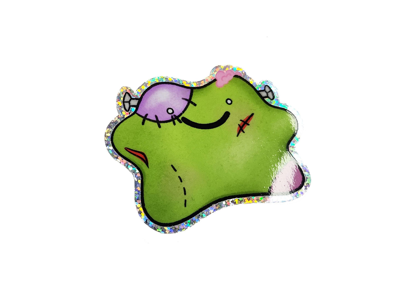 Frankenstein Glitter Sticker