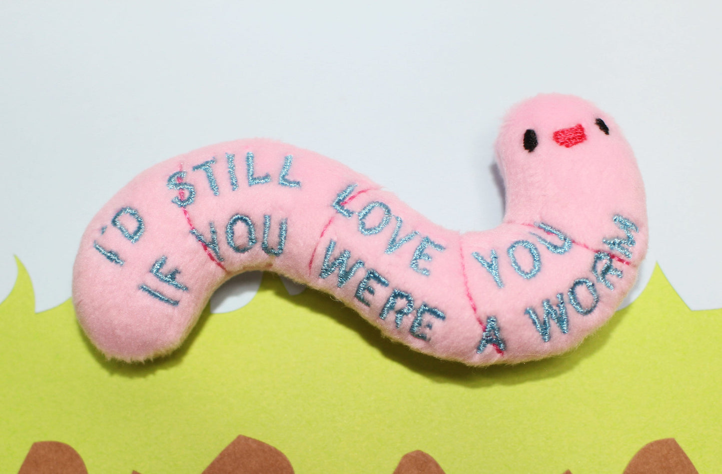 Worm Plush Keychain
