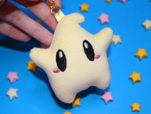 Custom Star Plush Keychain