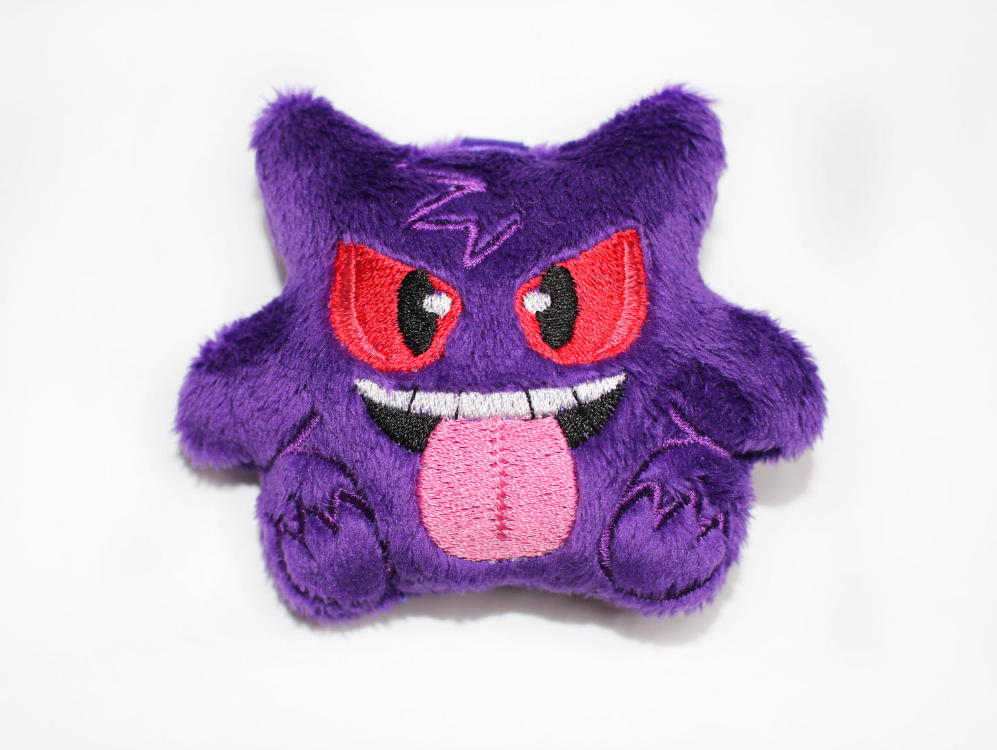 Purple Ghost Plush keychain