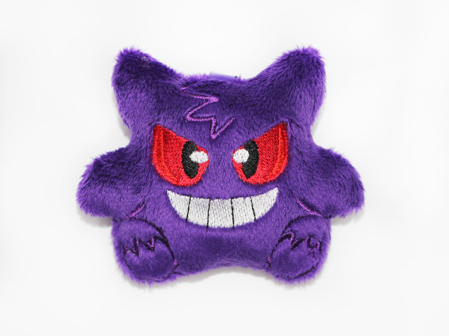 Purple Ghost Plush keychain