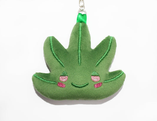 Just a happy little leaf Plush Keychain